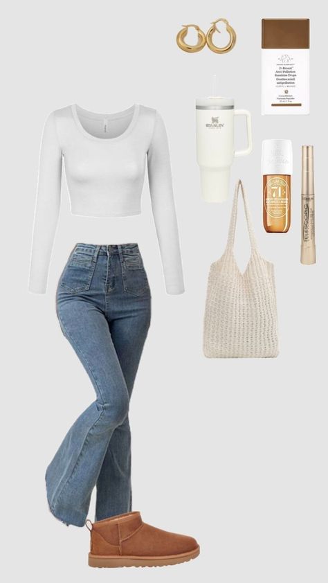 Simple Outfit For School, Clean Fits, Mommy Outfits, Dream Fashion, Casual Preppy Outfits, Outfit Inspo Casual, Trendy Outfits For Teens, Cute Lazy Day Outfits, Lazy Day Outfits