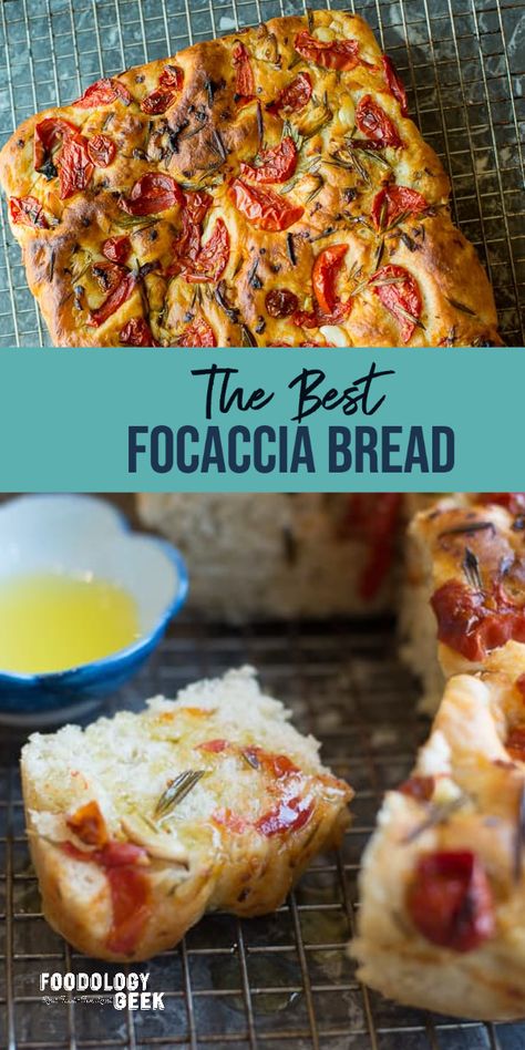 Rosemary Foccacia Bread, Rosemary Foccacia, Focaccia Recipes, Easy Focaccia Bread, Easy Focaccia Bread Recipe, Foccacia Recipe, Homemade Focaccia Bread, Homemade Focaccia, Tomatoes Roasted