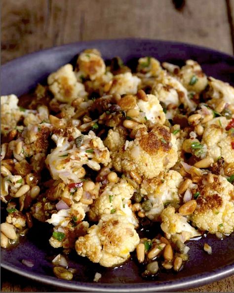 Sicilian Cauliflower, Sicilian Christmas, Recipe Using Cauliflower, Southwest Seasoning, Sicilian Food, Michael Symon, Shrimp Sauce, Creamy Potato Salad, Cauliflower Recipe