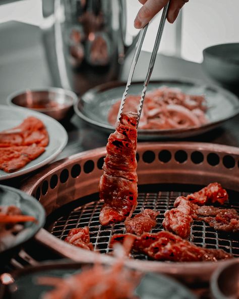 Korean Bbq Photography, Korea Bbq, Korean Barbeque, Korean Bbq Grill, Korean Bbq Restaurant, Korean Grill, Lunch Set, Korean Street Food, Food Menu Design