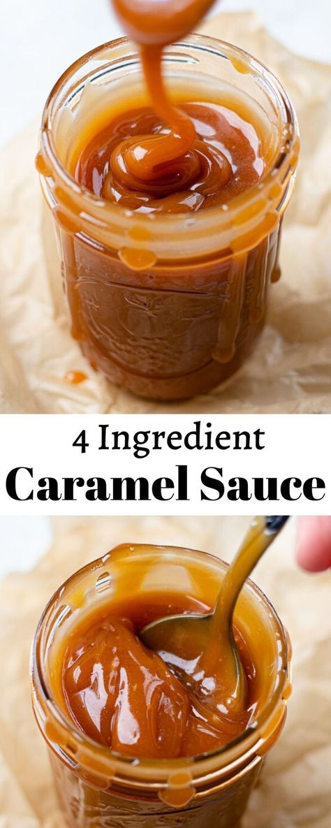 No Cream Caramel Sauce, Canned Caramel Sauce, Easy Caramel Sauce Without Heavy Cream, Salted Butter Caramel, Caramel Sauce Without Heavy Cream, Caramel Sauce For Apples, Salted Caramel Apple Butter, Caramel Toppings, Diy Caramel