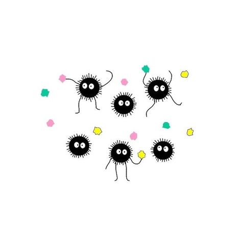 Fun Embroidery, Soot Sprite, Soot Sprites, Tattoo Drawings, Art Print, Drawings, High Quality, Design, Art