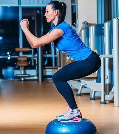 Bosu Ball Exercises, Bosu Ball Workout, Bosu Workout, Ball Workout, Stability Exercises, Bosu Ball, Muscle Abdominal, Balance Ball, Stability Ball