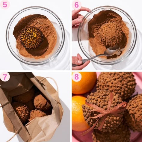 Spiced Orange Pomanders - Wholehearted Eats Whole Dried Oranges, Oven Drying Pomander Balls, Orange And Clove Pomander How To Make, Clove Oranges Pomander, Dried Orange And Cinnamon Decorations, Dehydrated Orange Ornaments, Orange Pomanders, Pomander Balls, Mountain Rose Herbs