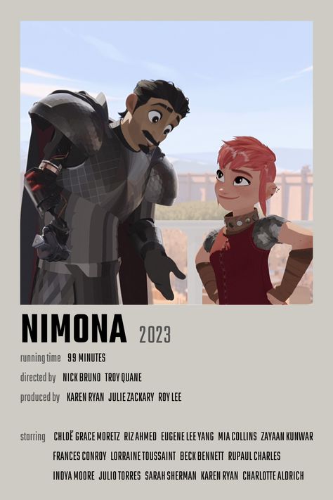 Nimona Movie Poster Nimona Comic Movie Poster, Alternative Minimalist Album Covers Movies, Nimona Poster, Nimona Aesthetic, Nimona Wallpaper, Minimalist Poster Movie, Alt Posters, Animated Movie Posters, Minimalistic Poster