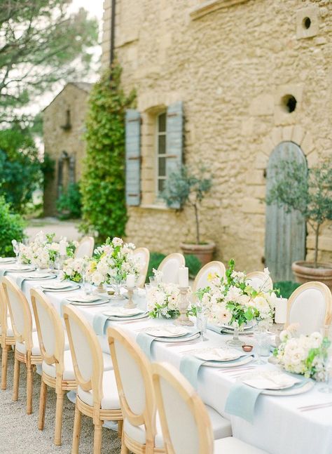 Botanical Garden Wedding Invitations, Provence Garden, Fox Wedding, Provence Wedding, Blue Wedding Inspiration, Garden Wedding Inspiration, Chateau Wedding, European Wedding, Wedding Reception Inspiration