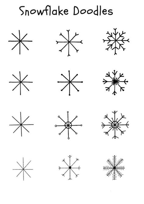 Christmas Drawing for Kids - Step By Step Tutorials Dot Snowflake Art, Drawing A Snowflake, Hand Drawn Snowflakes, How To Draw A Snowflake, How To Draw Snowflakes, Snowflakes Doodle, Doodle Snowflakes, Easy Snowflake Drawing, Draw Snowflake