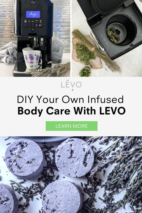 LEVO Oil Lavender Shower Steamers Levo 2 Oil Infuser Recipes, Levo Infuser Recipes, Levo Oil Infuser Recipes, Levo Recipes, Lavender Shower Steamers, Infuser Recipes, Infused Oil Recipes, Infusion Recipes, Room Oasis