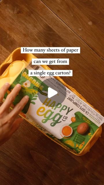 Sibia Torres Padilla | DIYs on Instagram: "Here’s how we turned the egg carton into paper:
First I ripped it into smaller pieces and placed them inside a quart sized mason jar
I covered that with water and let the carton bits soak for a day
Then I blended the carton bits and water into a pulp
I poured the pulp into a container and added another 5 mason jar’s worth of water I used a 6x4 inch paper screen to make the sheets of paper by dipping it in the mixture and pulling up an even layer.
I flipped the paper pulp over on a dish cloth and pressed any excess water out. I left them out to dry in the sun and a few hours later we had our own paper.

I have been making paper for a few years and honestly I prefer a splatter screen over a mould & deckle but fir this I really wanted to see how many A Few Hours Later, Paper Screen, Julia Cameron, Quart Size Mason Jars, Recipe Paper, Splatter Screens, Egg Cartons, Egg Carton Crafts, Paper Pulp