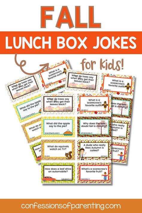 Thanksgiving Lunchbox Jokes, Lunch Box Jokes For Kids, Lunch Jokes, Lunchbox Printables, School Lunch Notes, Notes For Kids Lunches, Fall Lunch, Fun Kid Lunch, Printable Lunch Box Notes