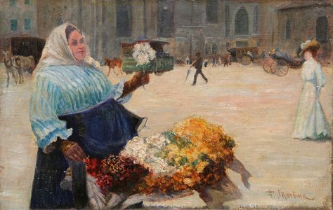 Skarbina Berlin Hans Larwin, Selling Flowers, Lovis Corinth, Theo Von, Master Art, German Art, Oil Canvas, Berlin, Painter