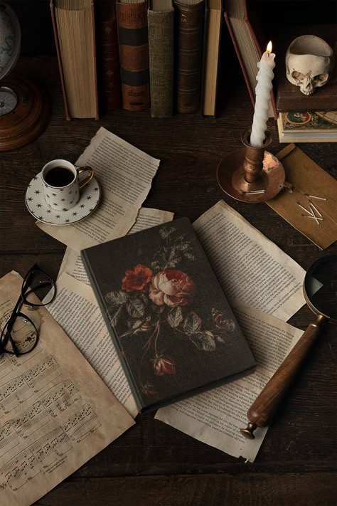 Dark Academia Botanical Rose Aesthetic Notebook, Vintage Style Hardcover Journal - Etsy UK Dark Academia Notebook, Ancient Greece Mythology, Book Of Shadows Journal, Gothic Academia, Vintage Core, Dark Academia Vibes, Greece Mythology, Writing Aesthetic, Floral Journal