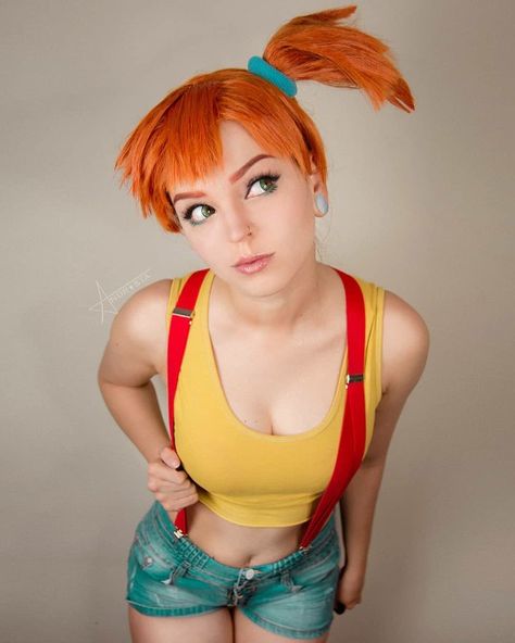 pokemon Pokemon Cosplay Female, Misty Cosplay, Pokemon Misty, Misty From Pokemon, Hero Academia Cosplay, My Hero Academia Cosplay, Pokemon Cosplay, Cute Cosplay, Best Cosplay