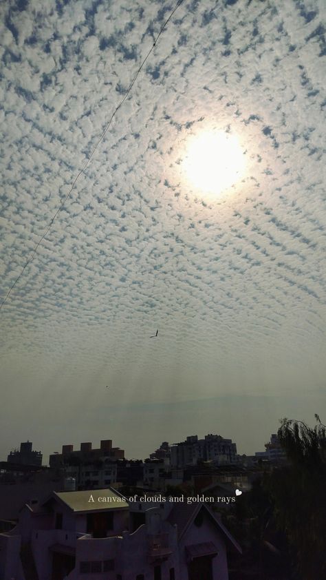 A canvas of Clouds and Golden Rays ✨ 📸 - Parekh Dhruvi #GoldenRays #SunandClouds #View #CloudyDays Sun And Clouds Quotes, Clouds Quotes, Cloud Quotes, Sun Quotes, Sun And Clouds, Inspirational Quotes With Images, Sun Rays, Inspirational Quotes, Sun