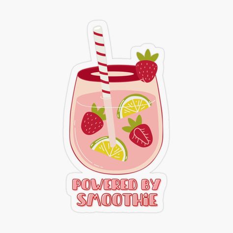 Smoothie Design, Juice Sticker, Cute Family Pictures, Sticker Business, Retro Style Art, Sticker Design Inspiration, Single Stickers, Drink Stickers, Reindeer Face