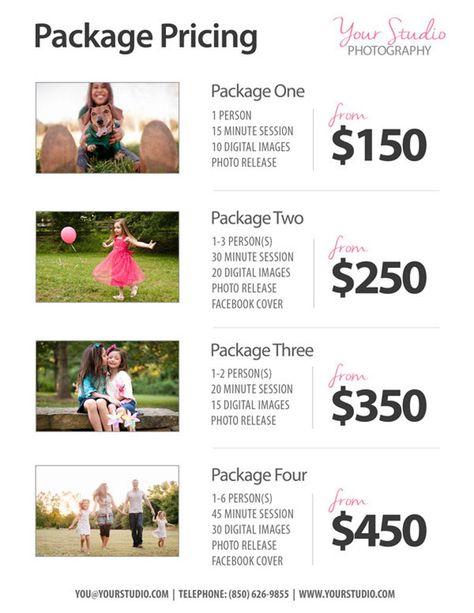 Price List Template Photography Pricing List Sell Sheet | Etsy Photo Print Packaging, Photography Business Pricing, Photographers Price List, Photography Business Plan, Package Template, Photographer Packaging, Pricing List, Photography Price List, Pricing Templates