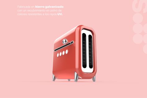 Top 10 kitchen appliances to prepare the ultimate breakfast – Yanko Design 1950’s Kitchen, Red Toaster, Smeg Toaster, 1950s Kitchen, Ultimate Breakfast, Make Breakfast, Design Motifs, Beauty Room Decor, Appliances Kitchen