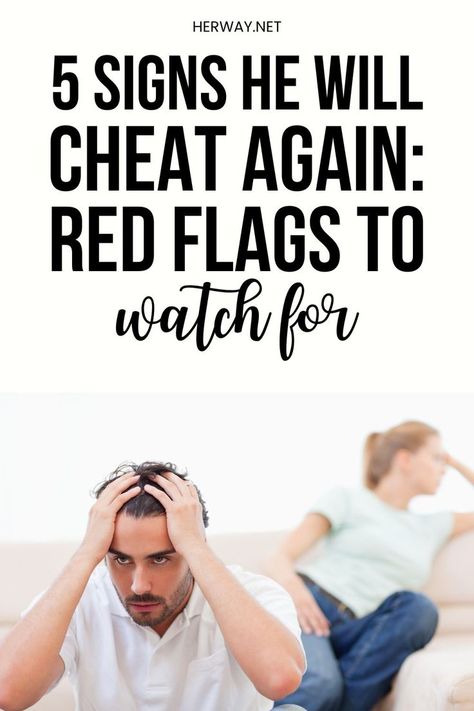 You forgave him once, but now you're worried if he's back to cheating. These 5 signs he will cheat again can help you figure out what's going on. No Emotions, After The Affair, Relationship Prayer, Affair Recovery, Relationship Counselling, Watch Your Back, Relationship Lessons, Marriage Help, Cheating Husband