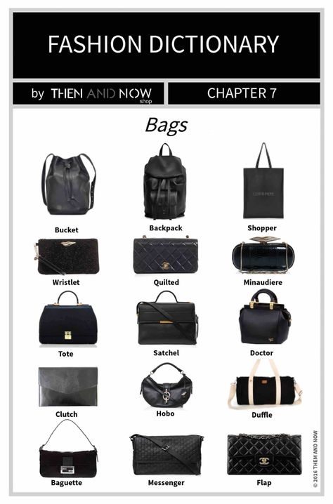 Types Of Bags, Fashion Terminology, Fashion Infographic, Fashion Dictionary, Fashion Terms, Urban Dictionary, Fashion Vocabulary, Balenciaga Bag, Fashion 101