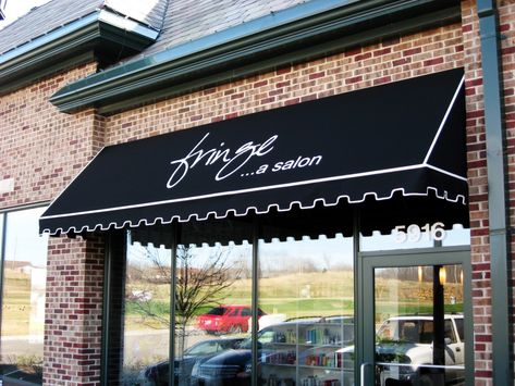 Barber Shop Interior, Canvas Awnings, Canvas Canopy, Spa Room Decor, Storefront Design, Tent Awning, Showroom Display, Restaurant Signs, Architect Design House