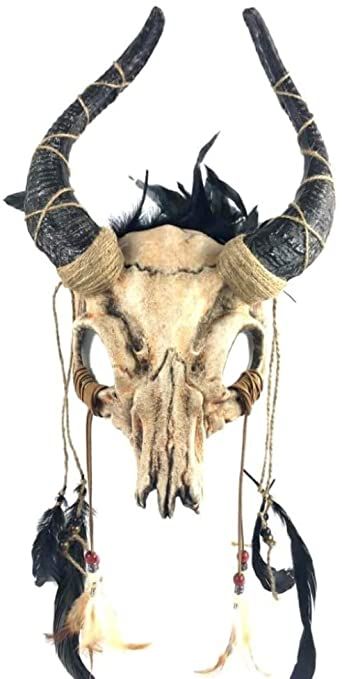 Ram Skull Mask, Animal Headdress, Animal Masquerade, Cosplay Headband, Costume Horns, Goat Mask, Deer Mask, Horns Costume, Antelope Horns