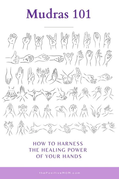 Mudras 101 – How to Harness the Healing Power of Your Hands Hand Mantras, Hand Fracture, Hand Mudras, Chakra Health, Hand Signals, Five Elements, Healing Hands, Acupressure Points, Power Energy