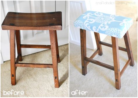 Craftaholics Anonymous Barstool Makeover