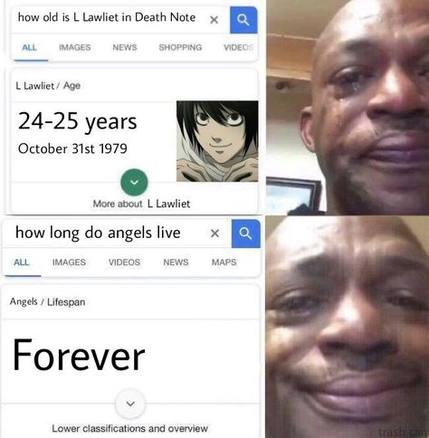 Kira Laugh, L X Light Hard, Dead Note, Video L, L Lawliet, Harry Potter Anime, Anime Jokes, Anime Memes Funny, Anime Meme