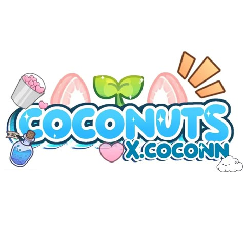 Logo i made with tutorial also some props :) Gacha Logo Ideas, Gacha Logo, Watermark Tutorial, Watermark Logos, Vtuber Logo, Watermark Ideas, Watermark Design, Logo Samples, Text Logo Design