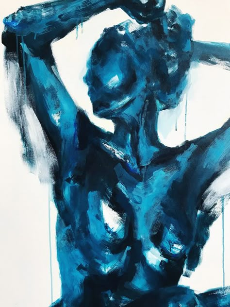 Francisco Goya Paintings, Goya Paintings, Blue Art Painting, Easy Abstract Art, Contemporary Abstract Painting, Blue Painting, Abstract Canvas Painting, Painting Inspo, Abstract Sculpture