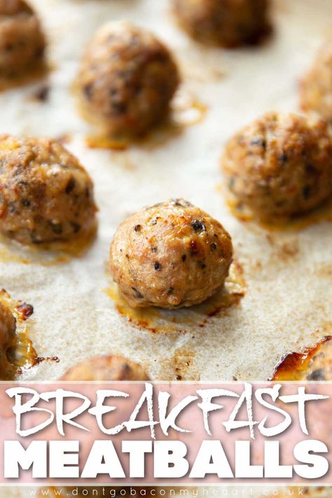 Breakfast Meatballs Crockpot, Breakfast Sausage Meatballs, Breakfast Meats Brunch, Breakfast Meat Recipes, Meat Breakfast Ideas, Breakfast Meatballs, Sausage Meatballs Recipes, Breakfast Meats, Food Organization