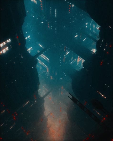 Sci Fi Aesthetic, Sci Fi City, Arte Peculiar, Sci Fi Environment, Arte 8 Bits, City At Night, 8bit Art, New Retro Wave, Low Life