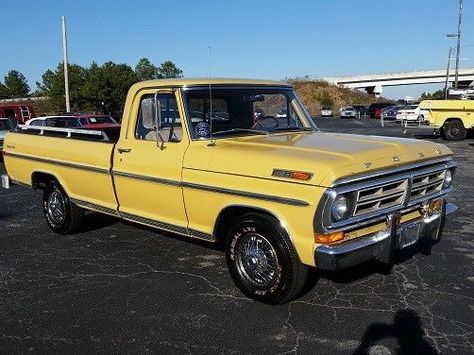 1972 Ford F100  98010 Miles Goldenrod for sale: photos, technical specifications, description Lifted Trucks Ford, Ford Trucks Lifted, Ford Explorer Off Road, 1970 Ford F100, 1975 Ford F100 Custom, 1972 Ford F100, Bumpside Ford, 1962 Ford F100, Food Truck Interior