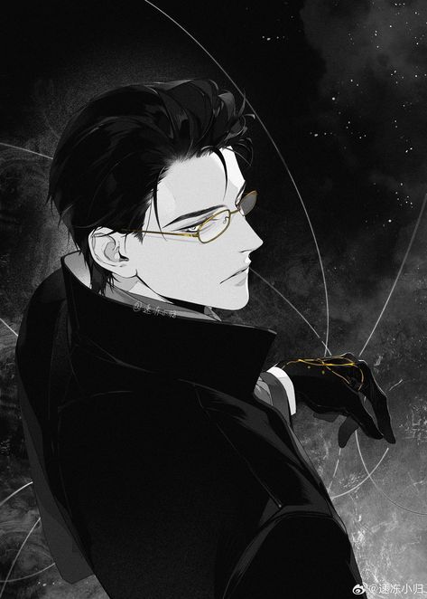 Man With Glasses Art, Lord Of The Mysteries German Sparrow, German Sparrow, Nobleman Character Art, Butler Character Design, Knight Oc Male, Lord Of The Mysteries Fanart, Lotm Fanart, Manga Male