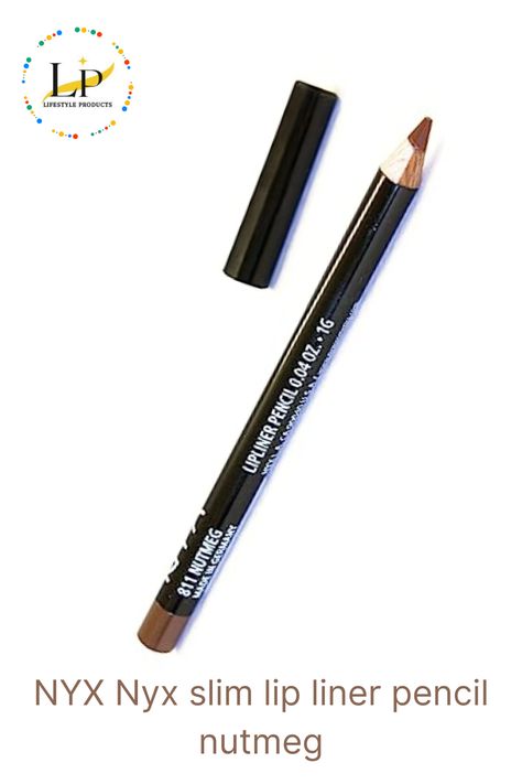 NYX Nyx slim lip liner pencil - nutmeg - slp 811. Brand NYX Colour Black Skin Type All Item Form Pencil Finish Type Cream Age Range (Description) Adult Skin Tone All Item Weight 0.01 Pounds Item Dimensions LxWxH 14.2 x 7.6 x 10.2 Centimeters Target Audience Women, Girls Nyx Liner, Best Lipstick Brand, Lip Liner Pencil, Lipstick Brands, Best Lipsticks, Target Audience, Skin Type, Lip Liner, Nyx