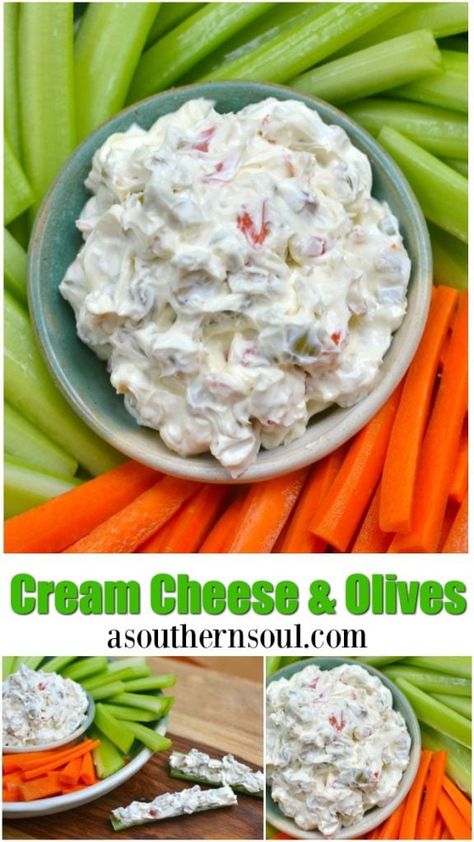 Cream Cheese And Olives, Party Food Fruit, Olive Cream Cheese, Egg Salad Pasta, Classic Sandwiches, Gameday Appetizers, Celebration Recipes, Cheese And Olives, Homemade Pimento Cheese