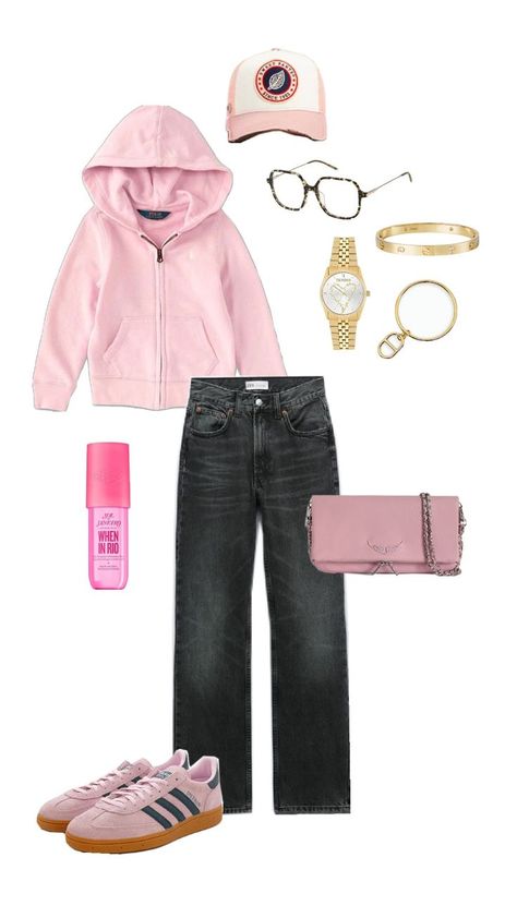 Outfit School, Mode Rose, School Outfits, Beautiful Outfits, Ootd, Pink, Quick Saves