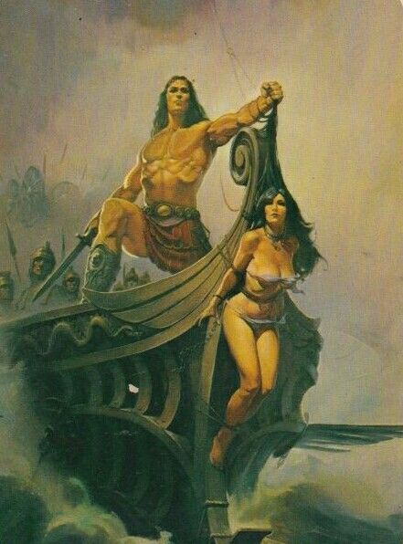 Sanjulian Art, Manuel Sanjulian, Pulp Heroes, Ken Kelly, Arte Pulp, Boris Vallejo, Frank Frazetta, Conan The Barbarian, Pulp Art