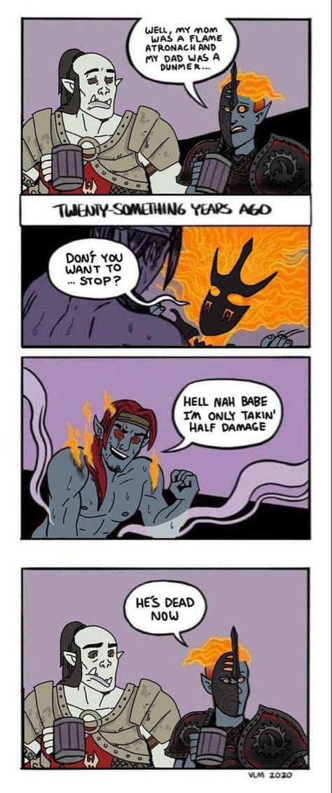 Elder Scrolls Memes Funny, Dunmer Art, Elder Scrolls Funny, Skyrim Comic, Skyrim Fanart, Elder Scrolls Memes, Daedric Prince, Elder Scrolls Lore, Dnd Memes