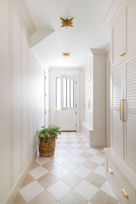 Ensworth Place — Kate Figler Interiors Parisian Laundry Room, Floor To Ceiling Window, Laundry Room Floor, Ceiling Window, Laundry Mudroom, Mudroom Laundry, Laundry Room Flooring, Mudroom Laundry Room, Floor To Ceiling