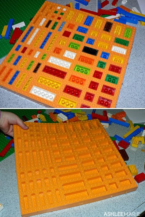 This silicone lego mold was easy to make and fun! It helped make candy so much easier! #LegoMold #SiliconeMold #DIYLegoMold #FunLegoMold Lego Molds, Lego Cookies, Candy Birthday Party, Homemade Candy, Lego Trains, Lego Birthday, Party Candy, Homemade Candies, Childrens Games