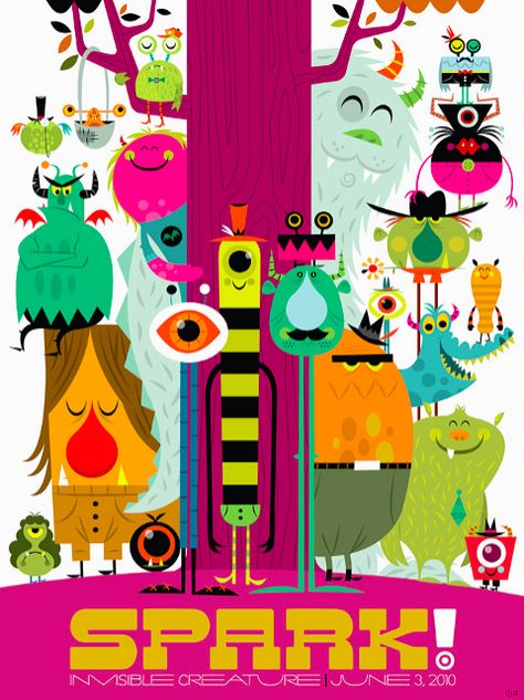 These remind me of the imaginary friends. Invisible Creature, Monster Illustration, Pretty Backgrounds, Monster Mash, Tableau Art, Natural Logo, Imaginary Friend, Cute Monsters, Childrens Illustrations