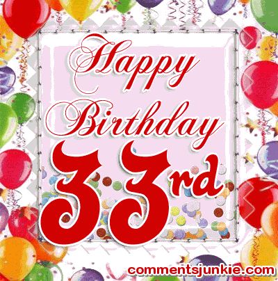 Happy 33rd Birthday Quotes by @quotesgram Happy 33rd Birthday Quotes, Happy 33 Birthday Quotes, 33rd Birthday Quotes, Birthday Greetings For Mother, Happy 33rd Birthday, Happy Birthday 19, Birthday Themes For Adults, Husband Birthday Quotes, Best Birthday Quotes