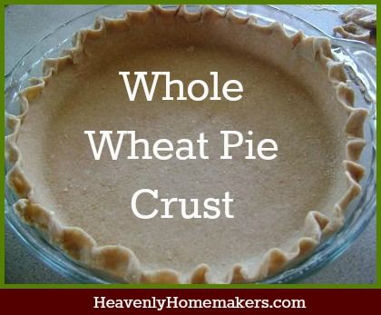 Wheat Pie Crust, Whole Wheat Pie Crust, Pastry Filling, Pie Crust Uses, Dessert Pies, Veggie Quiche, Red Palm, Homemade Recipe, Eat Dessert First