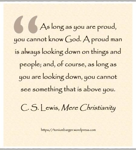 Toni Umbarger | Thoughtseeds | C S Lewis Quote C.s. Lewis, Neuer Monat, Lewis Quotes, Mere Christianity, Cs Lewis Quotes, Challenge Quotes, Christine Caine, C S Lewis, Cs Lewis