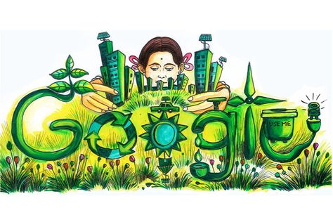 Google says Happy Children's Day with 'Create Something for India ... Future India 2050 Drawing, Future India Drawing Competition, My India Drawing Competition, India Doodle, Doodle For Google Ideas, Doodle For Google Winners, Doodle For Google, Google Doodle India, Google Drawing