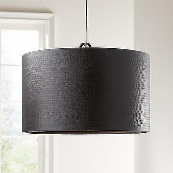 Black Hammered Drum Light Pendant - Look 4 Less and Steals and Deals. Metal Drum Pendant Light, Bronze Ceiling Lights, Drum Pendant Light, Drum Pendant Lighting, Drum Light, Rustic Ceiling, Metal Drum, Dome Pendant Lighting, Metal Pendant Light