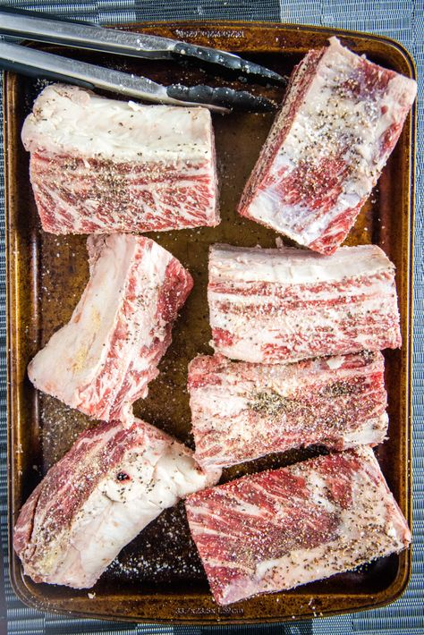 Smoked Beef Short Ribs In Pellet Smoker, Smoked Pork Short Ribs, Smoked Beef Ribs In Electric Smoker, Smoked Short Ribs Recipe, Smoked Beef Short Ribs Recipe, Smoked Short Ribs Beef, Beef Short Ribs Smoker Recipe, Short Ribs Smoker, Short Ribs Smoker Recipe