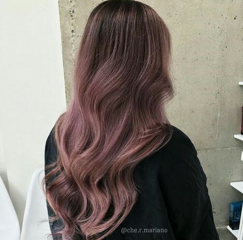 Pink Hair Without Bleach, Pink Hair Dark, Ashy Pink, Lavender Grey Hair, Ulzzang Hair, Red Hair Inspiration, Korean Hair Color, Hair Color Underneath, Ash Hair Color