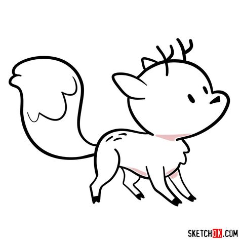 How to draw Twig | Hilda animated series Twig From Hilda, Hilda Animation, Hilda Tattoo, Hilda Drawing, Deerfox Twig, Hilda Characters, Twig Hilda, Drawings To Trace, Easy Drawing Guides